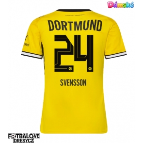Borussia Dortmund Daniel Svensson #24 Dámské Domácí Dres 2026-27 Krátký Rukáv